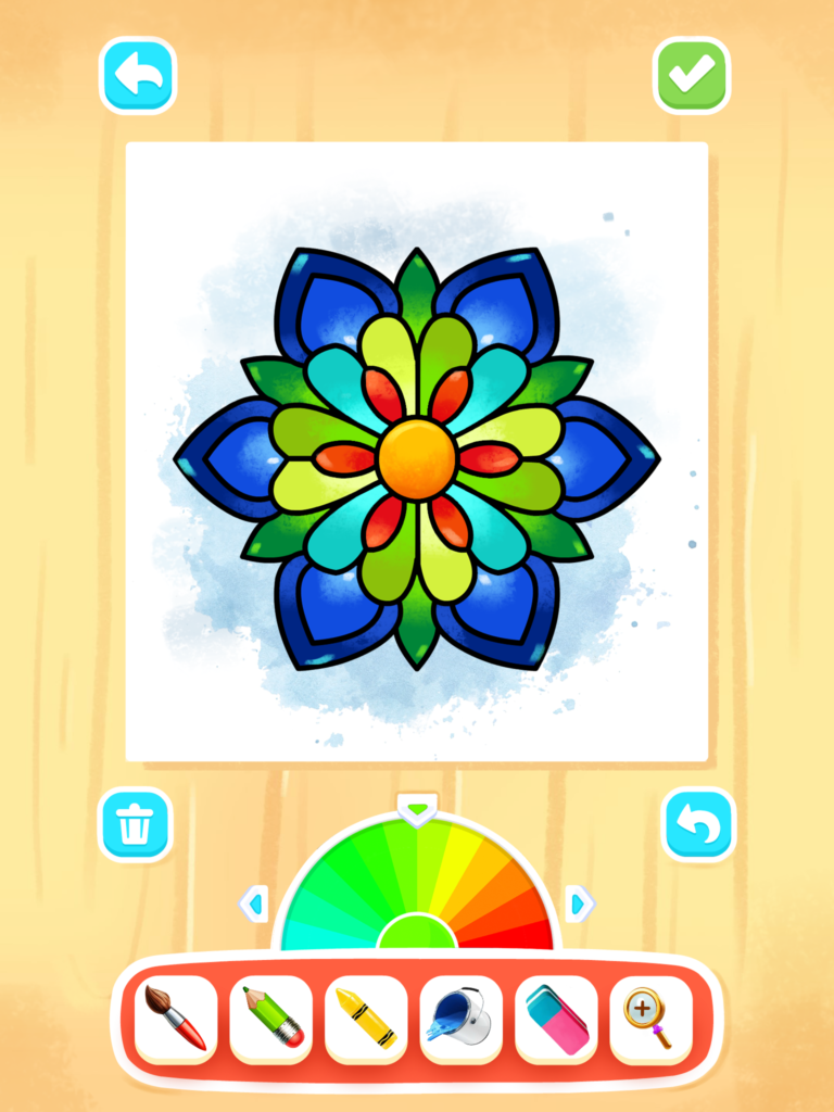 mandala coloring games