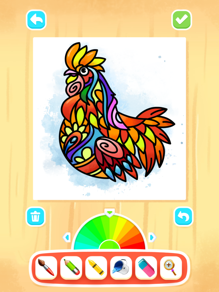 animal coloring games