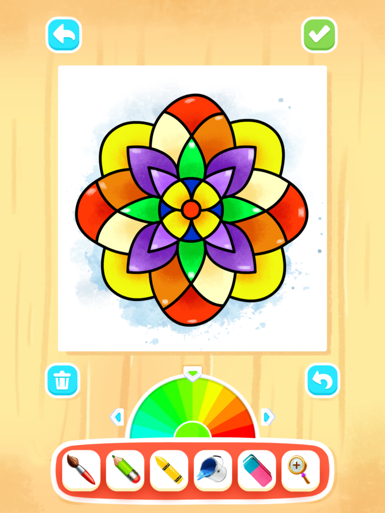 mandala coloring games