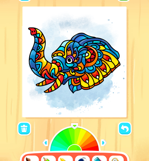 animal coloring games