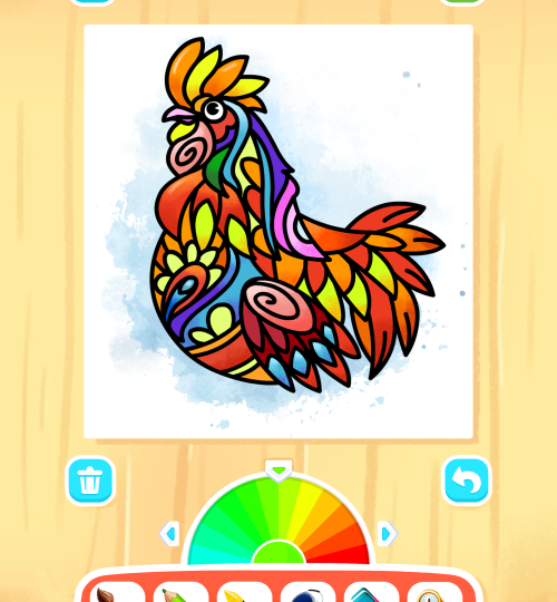 animal coloring games